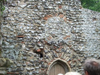 Great Hautbois tower arch