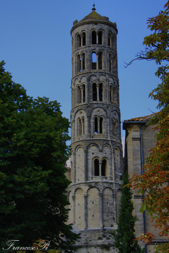 Uzes tower near Nimes