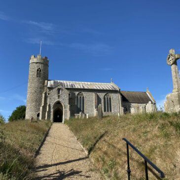 Best-selling author’s latest thriller links with north Norfolk round tower church