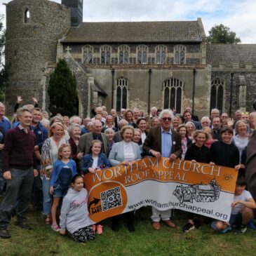 Wortham’s Raise that Roof appeal launched with grand family tea party